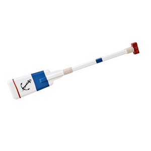 Mediterranean Style Wooden Oars Wall Decor 68 Cm <b>Red</b> Blue Dual Side Home Decoration Pine <b>Material</b> 2Pcs - Product Image 5