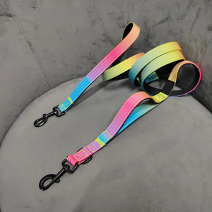 Premium Heavy Duty Hunde halsband Werkseitig hergestellter taktischer Luxus-Trainings griff mit Farbverlauf individuell personal isiert - Product Image 6