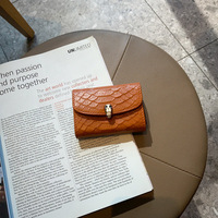 Élégant Porte-cartes en Cuir PU à Motif Écossais Grande Capacité Multi-cartes pour Filles avec Pince à Billets Métallique