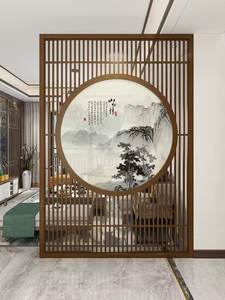 <span class=keywords><strong>Cloison</strong></span> de séparation en bois transparente pliable multifonctionnelle imperméable de style Art déco pour bureaux et salons intérieurs - Product Image 3