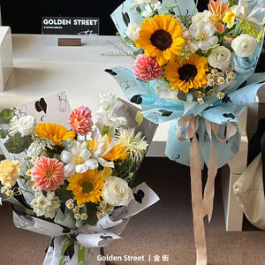 Groothandel Goedkope Afstudeerseizoen <span class=keywords><strong>Dr</strong></span>. Cap Waterdicht Boeket Lint Boek Scroll Cadeau Bloem Inpakpapier - Product Image 5