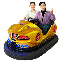 Voiture tamponneuse pour adultes, utilisation intérieure/extérieure, parc d'aventure, centre commercial, parc d'attractions, moteur électrique 24V 400W, gonflable, fibre de verre, 2 places