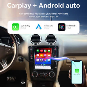 ZWNAV 13.3 Inch Android 13.0 Radio GPS Navigation Carplay DVD Player Touch Screen DSP Compatible for Mercedes-Benz ML 2005-2011 - Product Image 4