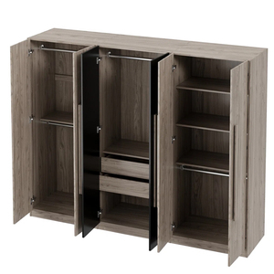 Armadio di Lusso Personalizzato Nanyang, Stile Europeo Moderno, Autoportante, Salvaspazio, in Legno, per Ospedali e Soggiorni - Product Image 4