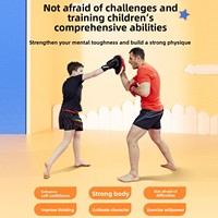 WOSWEIR Cible de frappe professionnelle en cuir PU pour MMA, Muay Thai, Taekwondo, Sanda, Arts Martiaux Thaïlandais, pour adultes et enfants, équipement d'entraînement