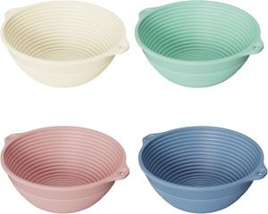 Silicone Foldable Reusable Eco-friendly Durable Fermentation <b>Basket</b> for Home Baking <b>Bread</b> and European <b>Bread</b> Proofing - Product Image 4