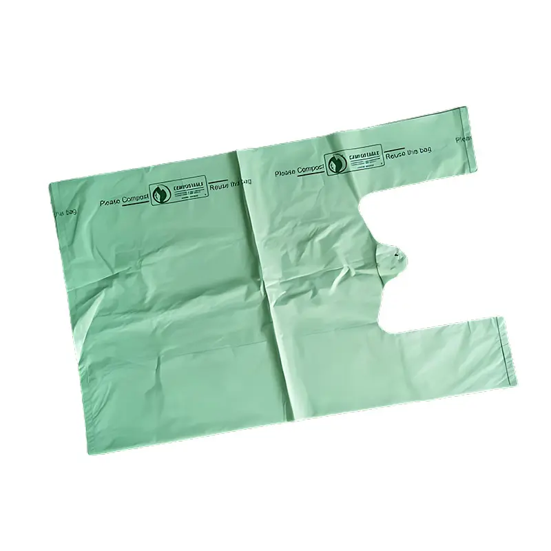 Tas kemasan belanja kaus non-plastik larut dalam air Biodegradable bahan PVA