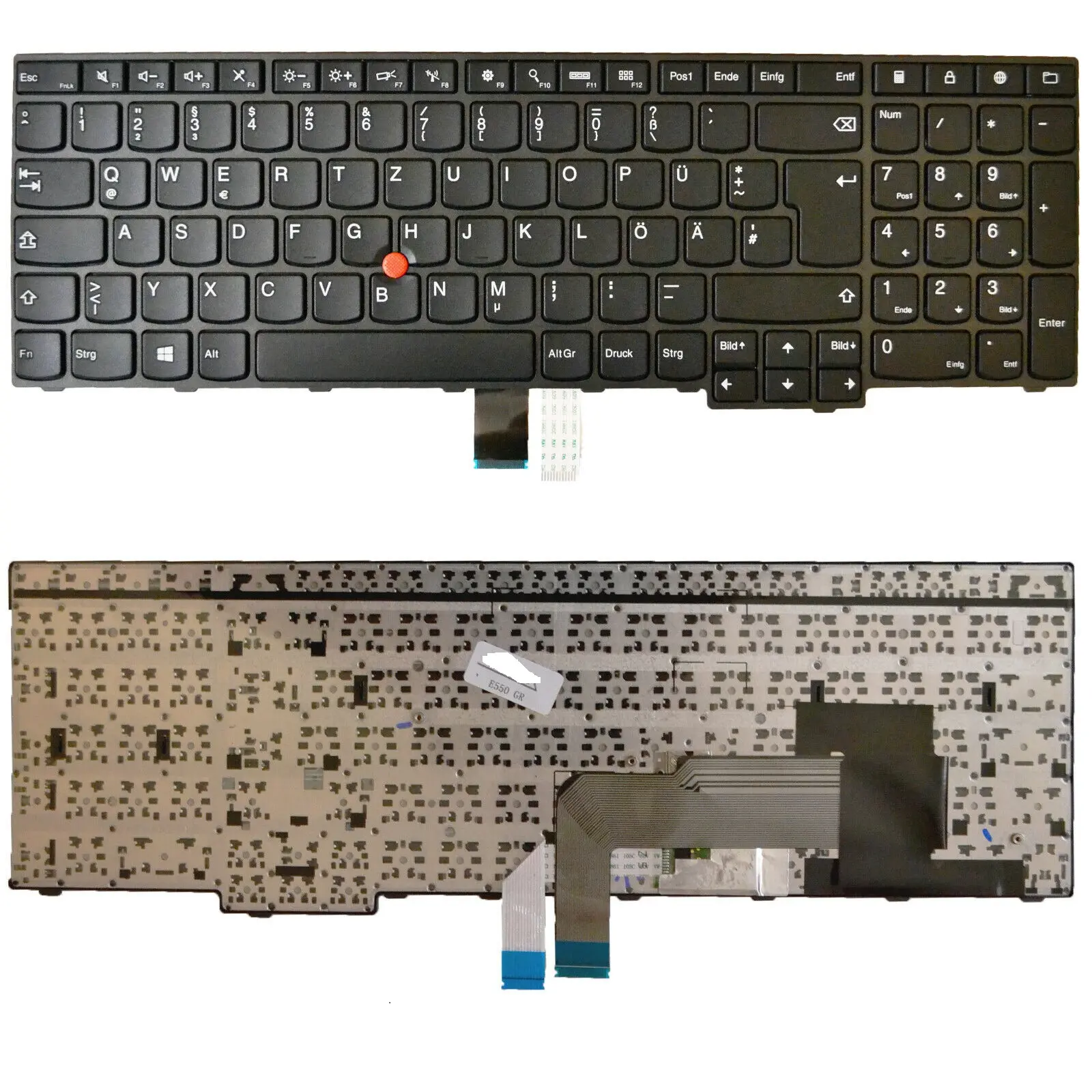 Genuine original laptop For Lenovo Thinkpad E550 E550C E555 GR Germany keyboard china manufacture