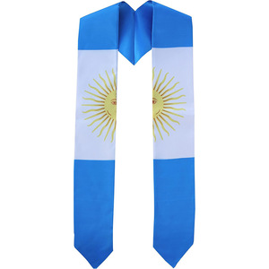 Écharpes de graduation en satin pour collégiens, lycéens et universitaires, 12 cm, réutilisables, pour cérémonies, vente en gros - Product Image 2