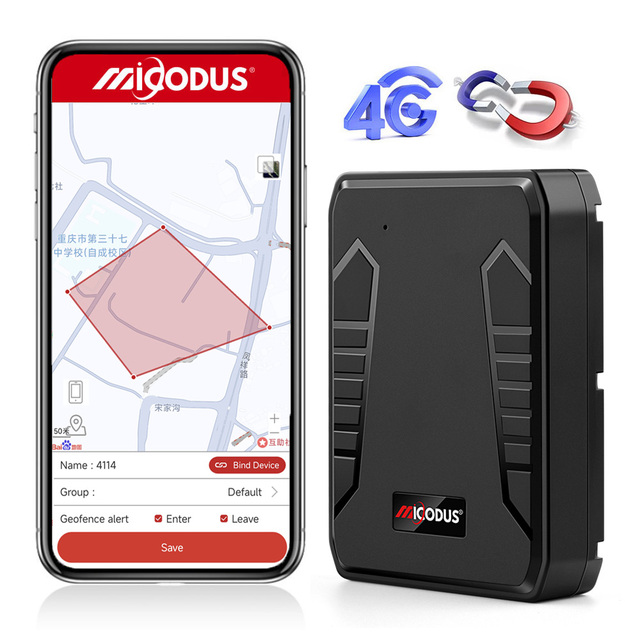 10000mah Rechargeable Battery Long Standby Waterproof 4G Luggage Wireless Gps Tracker with Magnet Micodus ML808G