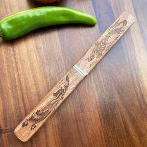 มีดพับยุทธวิธีดับเบิ้ลดราก้อน ปรับแต่งได้ตามต้องการ พร้อมปลอกไม้ OEM ใบมีดสแตนเลสคุณภาพสูง สำหรับใช้งานในอุตสาหกรรม แคมป์ปิ้ง และงาน DIY - Product Image 6