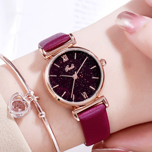 Hot-selling women's starry sky quartz watch, new Korean style, waterproof watch for female students. - Product Image 6