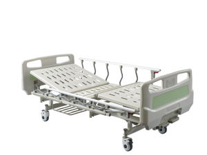 Cama Eléctrica Manual de Seguridad para Uso Médico <span class=keywords><strong>Hochey</strong></span>, de Acero Inoxidable, Doble Balancín, Alta Capacidad de Carga, para Hospitales y Clínicas - Product Image 4