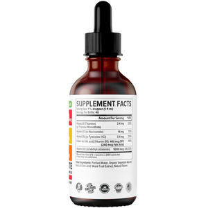 Suplementos Sublinguales de Vitamina B12+B6 OEM, Gotas Líquidas de Complejo Vitamínico B Todo en Uno con B12, B6 y <span class=keywords><strong>B1</strong></span> para el Metabolismo Inmunológico y Energético - Product Image 2