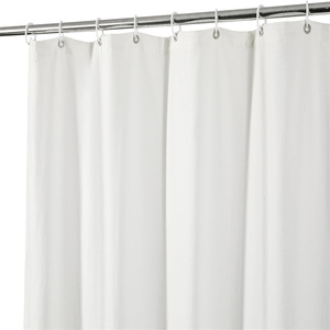Tenda da doccia <span class=keywords><strong>Beige</strong></span> e gialla 100% cotone strutturato naturale luminoso <span class=keywords><strong>bagno</strong></span> metà secolo Boho tende da doccia Vintage decorazioni per il <span class=keywords><strong>bagno</strong></span> - Product Image 2
