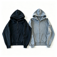 Veste à capuche à manches raglan, coupe courte, ample et oversize, unie, brodée, avec poche kangourou, personnalisable, vente en gros, vêtement d'extérieur