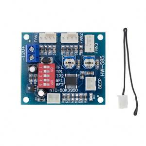 Contrôleur de vitesse de ventilateur de PC CPU PWM 12V 5A avec sonde de température et avertisseur sonore - Product Image 5