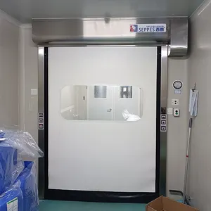 High Speed PVC Roll Up Door With Induction Fast Opening Method And Infrared Protection Device High Speed Door At An Price