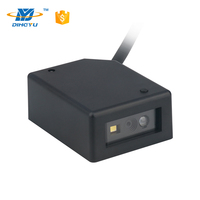 Module de scanner de codes-barres industriel robuste DF4100D à montage fixe TCP/IP avec interface USB 1D 2D QR pour contrôle d'accès et impression