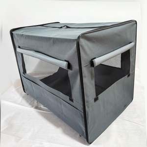 Sac de transport pour animaux de compagnie personnalisé, durable, anti-rayures, respirant, en maille, souple, pour chats et chiens, avec fermeture éclair - Product Image 3