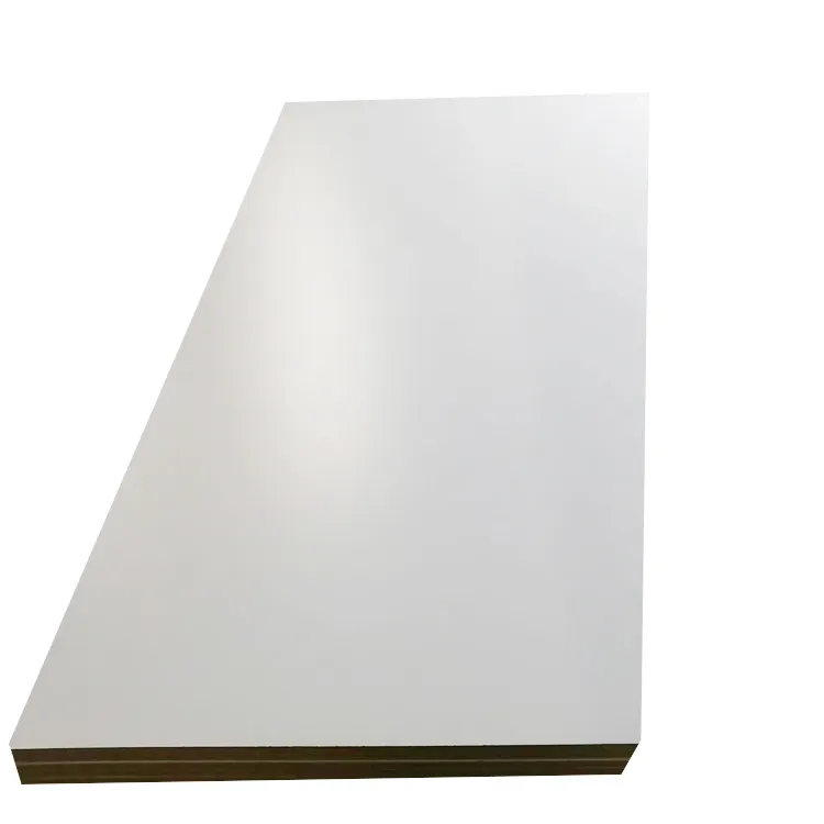 18Mm Witte Melamine Geconfronteerd Mdf Paneel 6X8 Gelamineerd Bord Voor Meubels