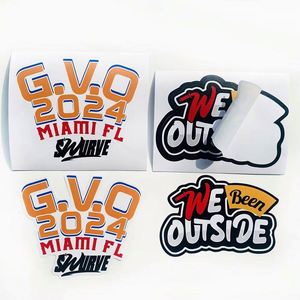 Autocollants de voiture personnalisés résistants aux UV, anti-rayures, imperméables, avec impression de logo de marque, découpés à la forme, en vinyle PVC, autocollants personnalisés - Product Image 5