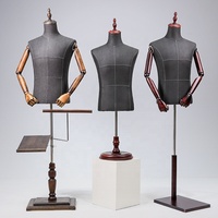 Maniquí de Medio Cuerpo de Alta Calidad para Exhibición de Trajes Masculinos en Tiendas de Ropa, Modelo Personalizado