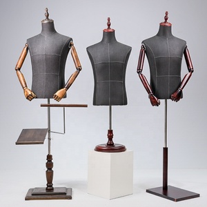 Mannequin demi-corps de haute qualité pour la présentation de costumes masculins en <span class=keywords><strong>magasin</strong></span>, accessoires de mannequin <span class=keywords><strong>homme</strong></span> personnalisés - Product Image 3