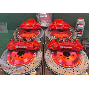 BMW X5用 改造6ピストンフロント4ピストンリア鍛造アルミ合金キャリパー パンチングベントスチールディスクキャリパーセット - Product Image 2