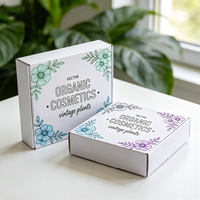 Boîte d'expédition en carton anti-écrasement de qualité supérieure, imprimée offset, style vintage, pour plantes, 72H Production