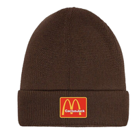 Bonnets tricotés personnalisés avec logo brodé, promotionnel, chauds pour l'hiver, tendance, lettres de dessin animé, unisexe, style bonnet crâne, fabricant sur mesure