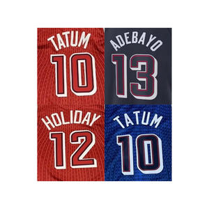 2024 nuevos pares camiseta de baloncesto de EE. UU. 10 Tatum 12 vacaciones 11 <span class=keywords><strong>Embiid</strong></span> 15 Booker 13 Adebayo 9 Haliburton - Product Image 1