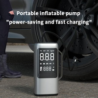 Démarreur de voiture sans fil 3-en-1 haute puissance 12V 15V avec batterie au lithium 8000mAh, 1000A de crête, manomètre numérique et gonfleur de pneus