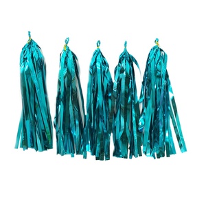 Christmas Birthday Wedding Party Decoration Strips Tissue Hanging Banner Decor Colorful Golden Paper and Foil <strong>Tassel</strong> for <strong>Balloon</strong> - Product Image 5