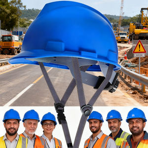 خوذة صلبة من البلاستيك ABS على شكل V للصناعة والبناء والتعدين، مقاومة للصدمات، مبيعات ساخنة من المصنع مباشرة - Product Image 5