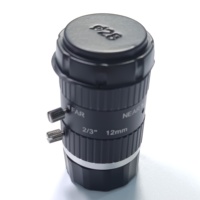 Objectif industriel CCTV 10MP, longueur focale 12mm, 10 mégapixels, 4K, monture C, pour capteur 2/3'', objectif de caméra de vision industrielle