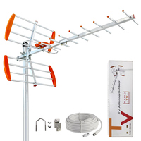 Antenne tv vhf/uhf mhz antenne tv numérique extérieure antenne yagi