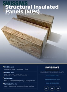 Panel Estructural <span class=keywords><strong>OSB</strong></span> EPS SIPs, Panel Sándwich Aislado Térmicamente para la Construcción de Casas Prefabricadas - Product Image 4