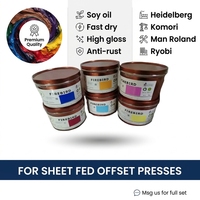 Fournisseur direct d'usine : Encre offset à base de solvant pour impression rapide, couleurs CMYK précises et durables
