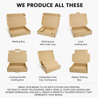 Caja de Envío de Cartón Corrugado Plegable para Cosméticos y Ropa, Ecológica, de Buena Calidad, con Logotipo Personalizado