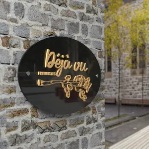 Ezd Aangepaste Geavanceerde Zintuiglijke Acryl Pvc 3D Woorden Voor Zakelijke De Restaurant Winkel 3d Letters