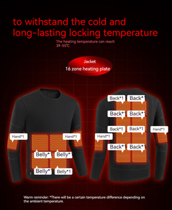 Intimo Termico Riscaldato Intelligente Invernale, Addensato e Traspirante, Taglia Grande, Caldo e Antifreddo per <span class=keywords><strong>Uomo</strong></span> e Donna - Product Image 2