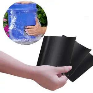 Rubberized Waterproof Tape Patches Instant Stop Leak Rubberized 10cmx10cm Waterproof Seam Sealing Tape For Water Leaks Water Leak Tape