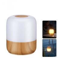 Lampe de table mini personnalisable pour dortoir, corps en ABS, chargement sans fil, contrôle tactile, protection oculaire, lampe de chevet d'usine