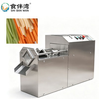 Commerciële elektrische fruit- en groentesnijder, aardappelreepjes-snijder, friet snijmachine