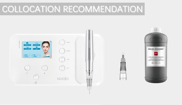 NUOJO personalizó la máquina completa de gama alta del dispositivo PMU&MTS Digitaces del maquillaje de los labios de la ceja que modificaba para requisitos particulares