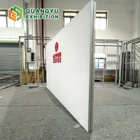 Boîte à lumière modulaire pop-up réutilisable 10x10 pieds logo personnalisé Portable en aluminium outil gratuit Seg Led salon exposition stand toile de fond