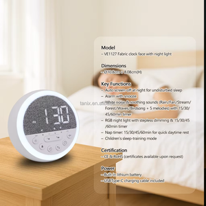 Reloj <span class=keywords><strong>Despertador</strong></span> Electrónico para Niños al por Mayor con Luz Nocturna LED, Calendarios, Música para Despertar y Entrenamiento para Dormir, para Uso en Dormitorio u Oficina - Regalo - Product Image 6