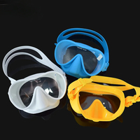 Vente en gros Masque de plongée sous-marine en silicone anti-buée Lunettes de plongée en apnée pour équipement de natation de récupération sous-marine
