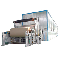 Equipo Heshun para Reciclaje de Cartón y Papel, Línea de Producción de Máquina para Fabricar Papel Kraft Corrugado de 2880 mm, Producción de 30~50 Toneladas